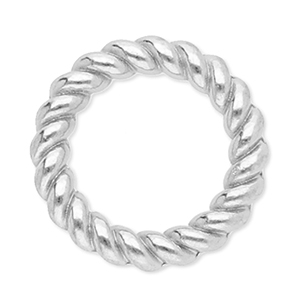 Componenti in acciaio inossidabile anellino chiuso 10mm argento