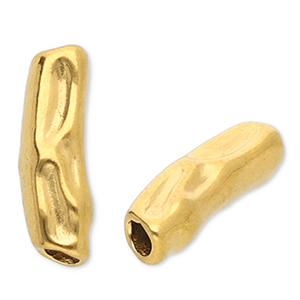 Perline in acciaio inossidabile tubo oro