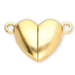 Componenti in acciaio inossidabile chiusura magnetica cuore oro