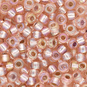 Rocailles Miyuki 6/0 Silverlined Ab Light Blush Beige 6-1023