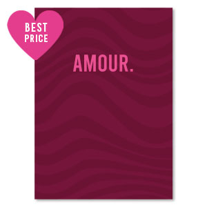 Espositori bigiotteria in cartoncino "amour" rosso