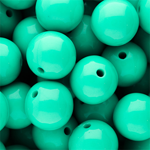 DQ Perline in acrilico 16 mm lucido Cabbage green 13-5714 TCX