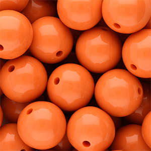 DQ Perline in acrilico 16 mm lucido Orange peel 16-1359 TCX