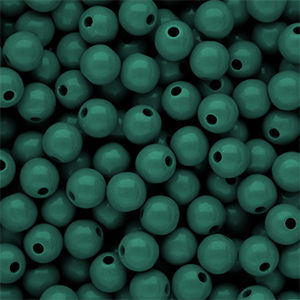DQ Perline in acrilico 10 mm lucido Mediterranea green 19-4517 TCX