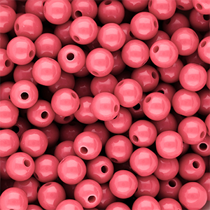 DQ Perline in acrilico 8 mm lucido Pink lemonade 16-1735 TCX