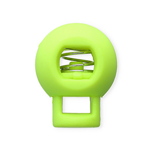 Componenti colorati chiusura stopper per cordoncino palla verde neon