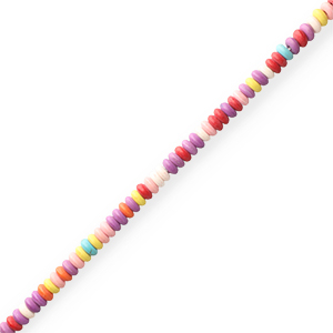 Perline di ceramica rondella multicolore