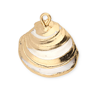 Pendenti di conchiglia prodotti speciali bianco-oro