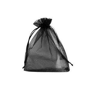 Sacchetti in organza 7x9 cm nero