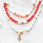 Crea un bellissimo set di bijoux con queste perline di vetro opaco