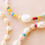 Bijoux estivi con perle d'acqua dolce pepita