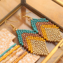 I bracciali e gli orecchini con le rocailles Miyuki li puoi creare cos&igrave;: 