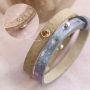 Crea abbinamenti divertenti con questa nuova serie di bracciali Cuoio