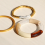 Braccialetti con perline in acrilico tubo