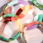 Braccialetti con perline in acrilico tubo