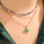 Idee creative con perline di pietre naturali colorate