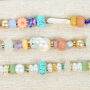 Come incorporare le perline in pietra naturale in bracciali alla moda