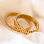 Mixa e abbina bracciali bangle in acciaio inossidabile