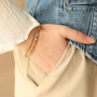 Combina collane e bracciali in acciaio inossidabile