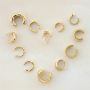 Ispirazione con orecchini ear cuff in acciaio inox