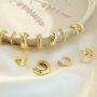 Ispirazione con orecchini ear cuff in acciaio inox