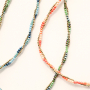 Mix & match con collana e orecchini con perline sfaccettate