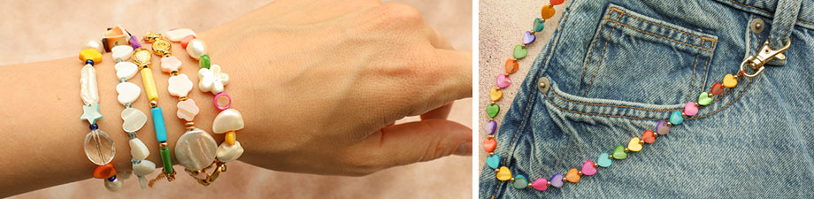 Nuove perline di conchiglia: colorata e versatile! Nuove perline di conchiglia: colorata e versatile!