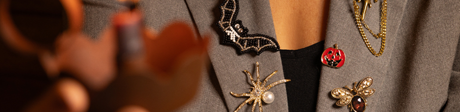 Nuova collezione di Halloween: ciondoli, perline & spille