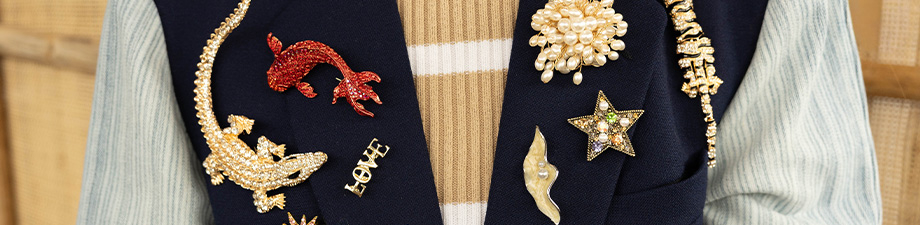Nuova collezione di spille statement accattivanti Nuova collezione di spille statement accattivanti